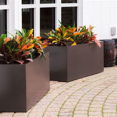 extra large metal planter boxes|extra large outdoor planter boxes.